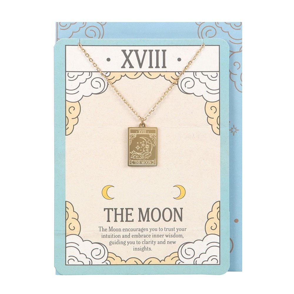 Something Different - The Moon Vintage Tarot Kaart met ketting - Multicolours